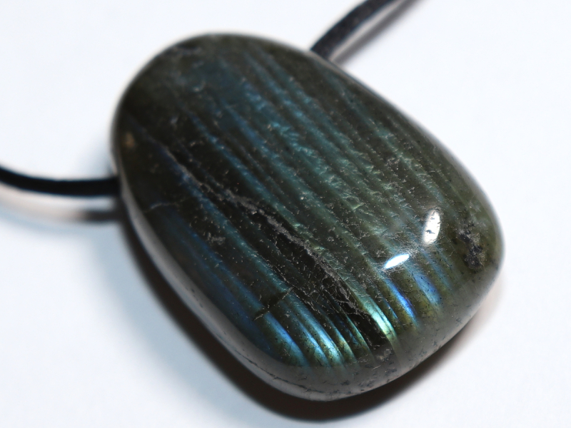 labradorite with cord or silver 925