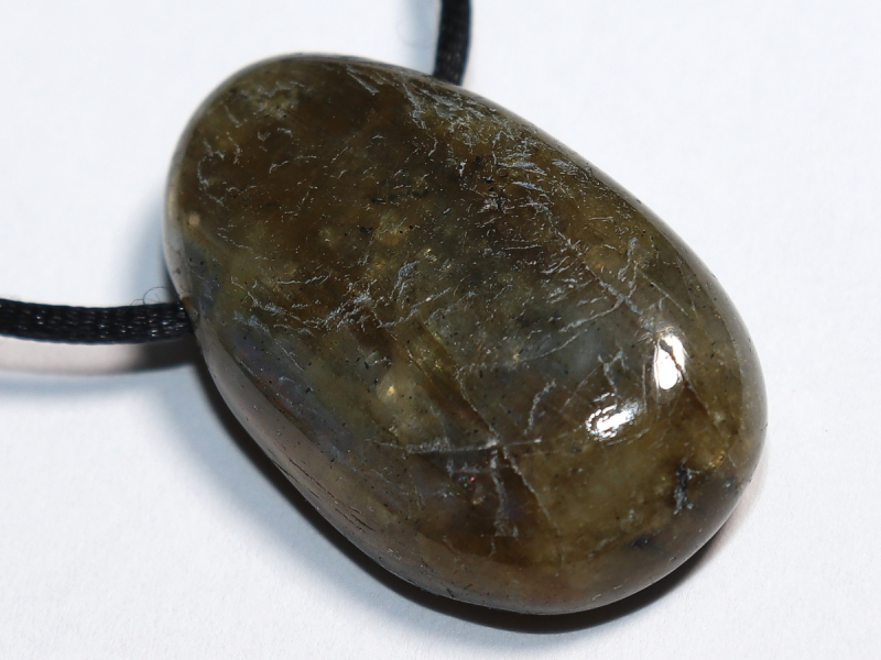 labradorite with cord or silver 925