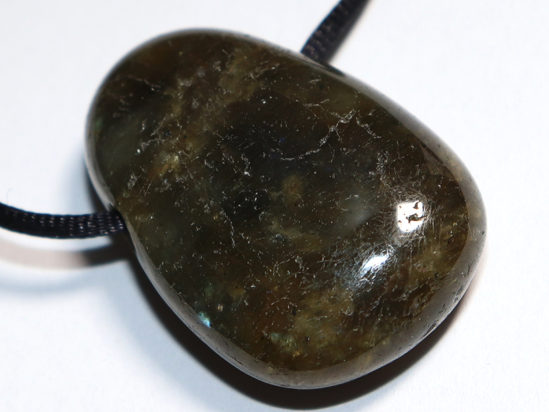 labradorite with cord or silver 925