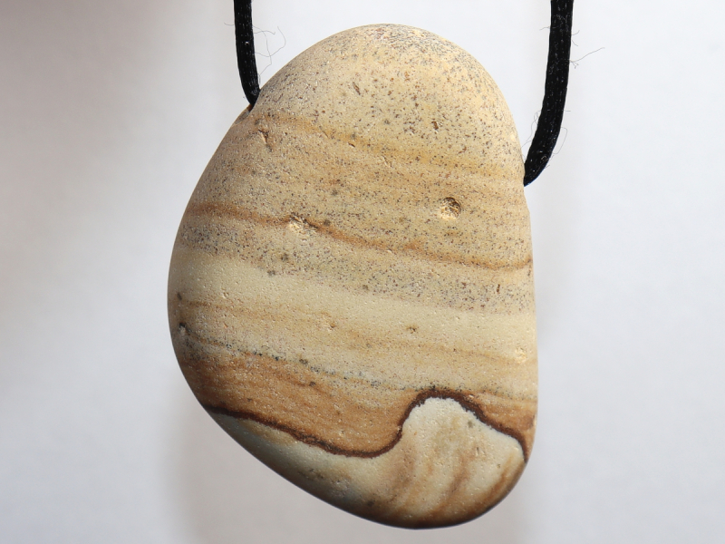 picture jasper with cord or silver 925