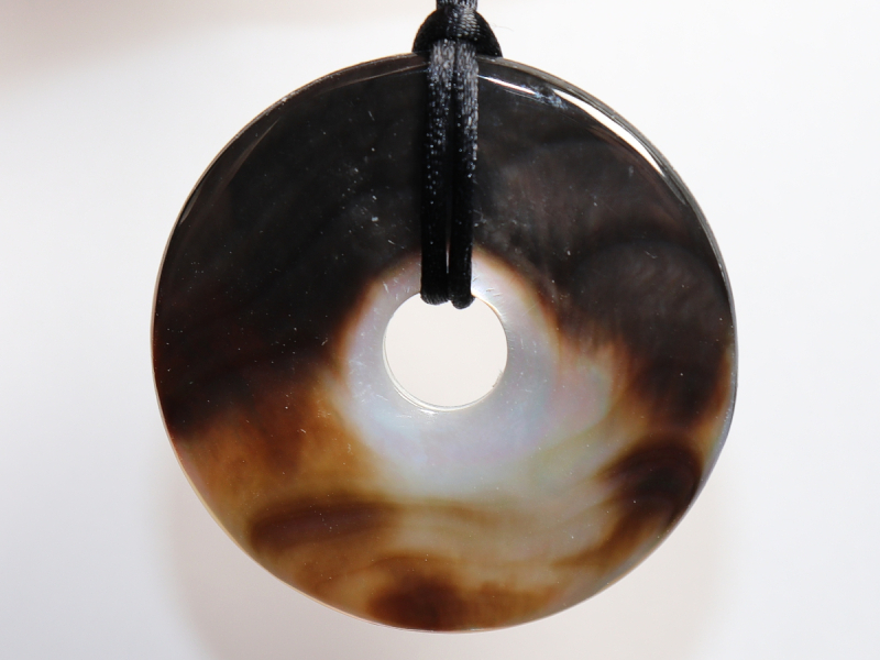 abalone shell with cord
