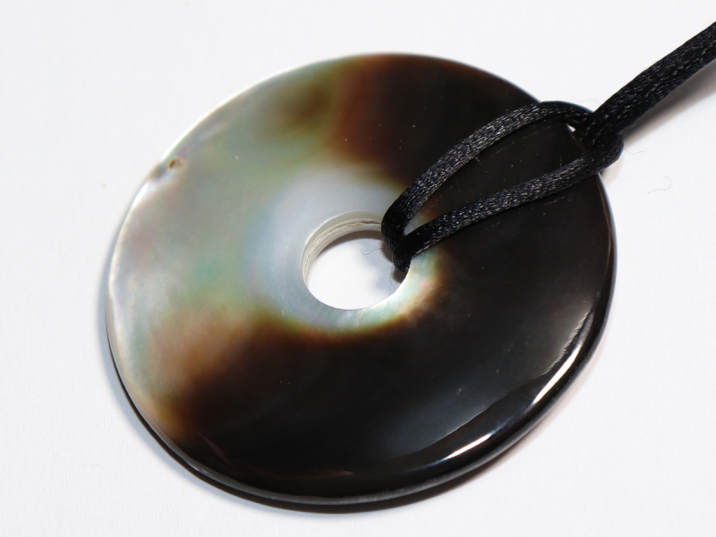abalone shell with cord