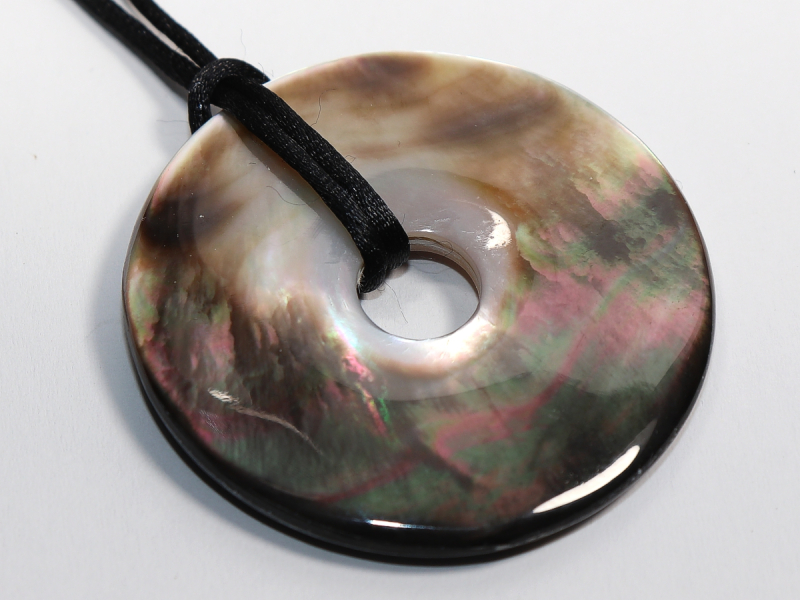 abalone shell with cord