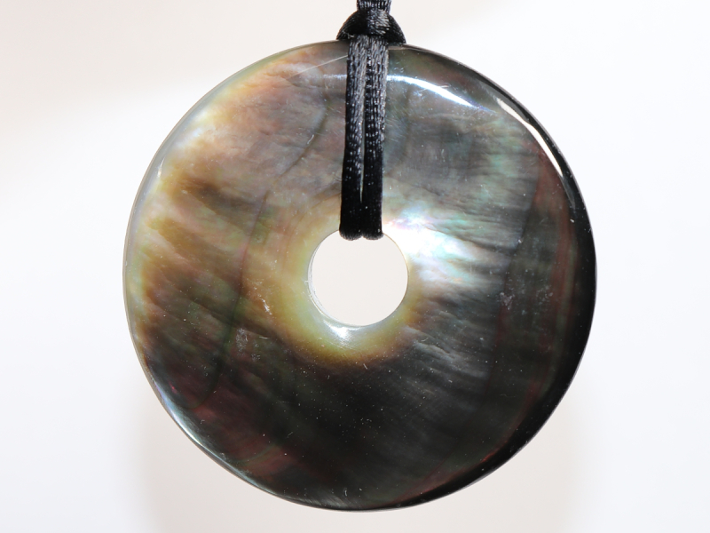 abalone shell with cord