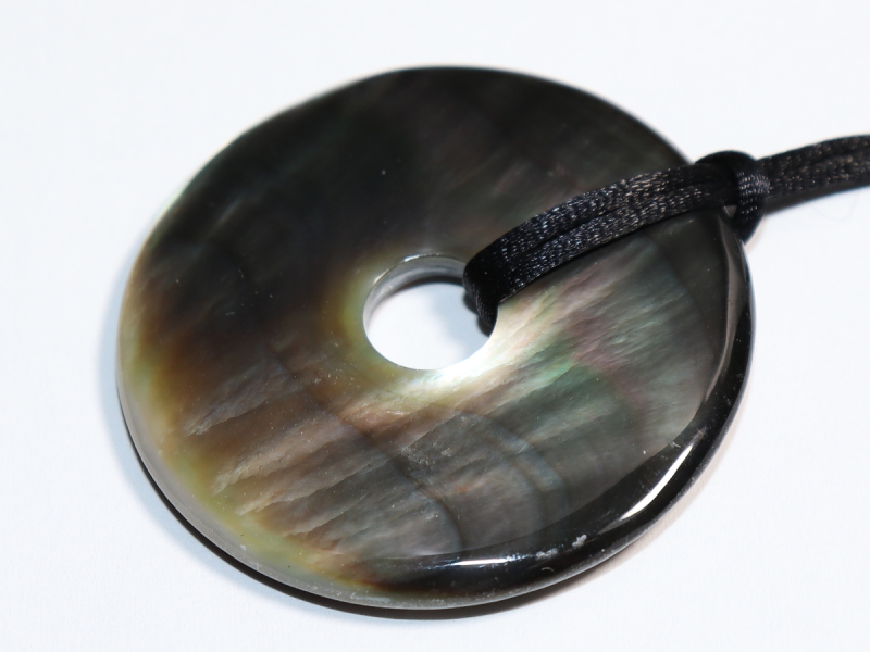 abalone shell with cord