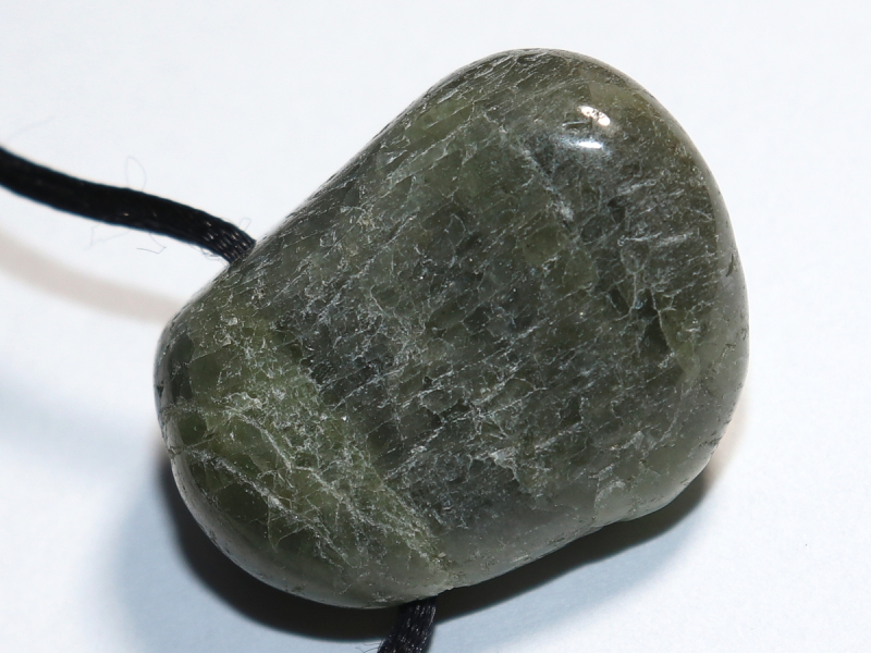 peridot with cord or silver 925