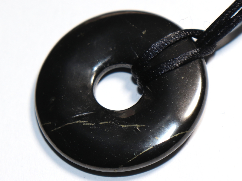 shungite with cord