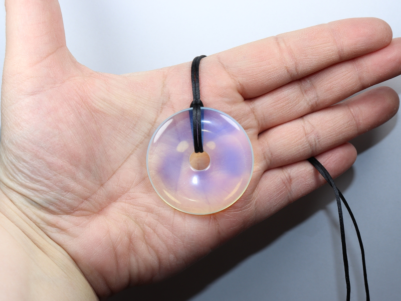 opal glass with cord