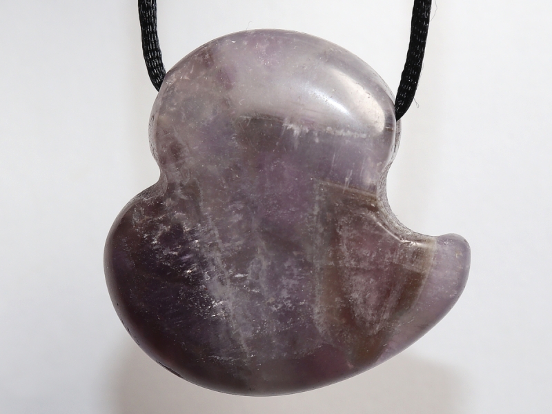 amethyst with cord or silver 925