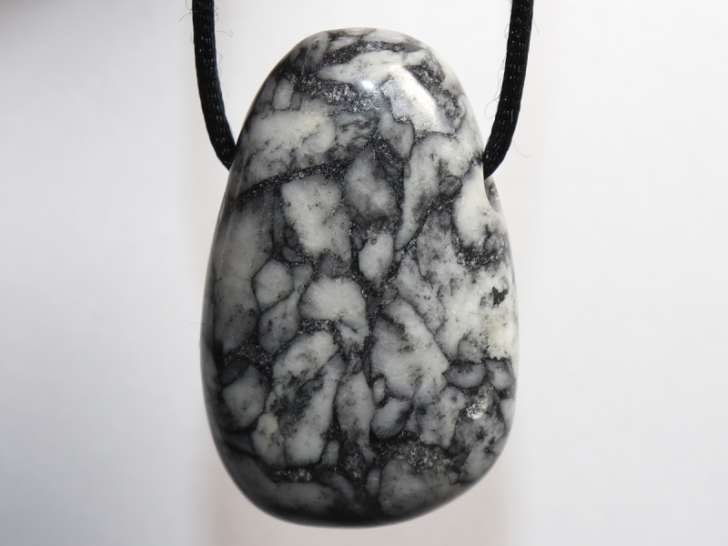 pinolite with cord or silver 925