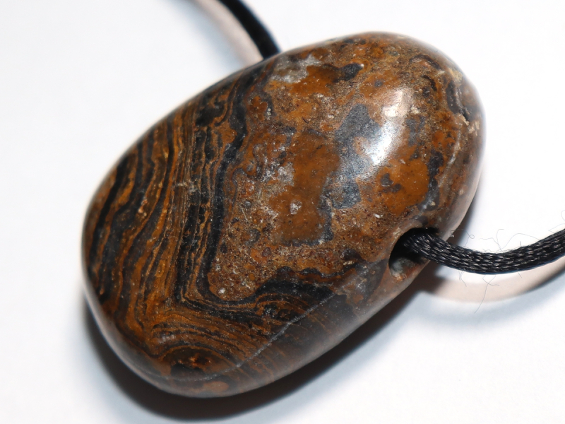 Stromatolith mit Band oder Silber 925