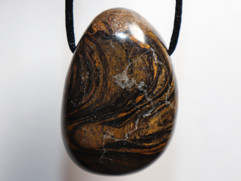 Stromatolith mit Band oder Silber 925