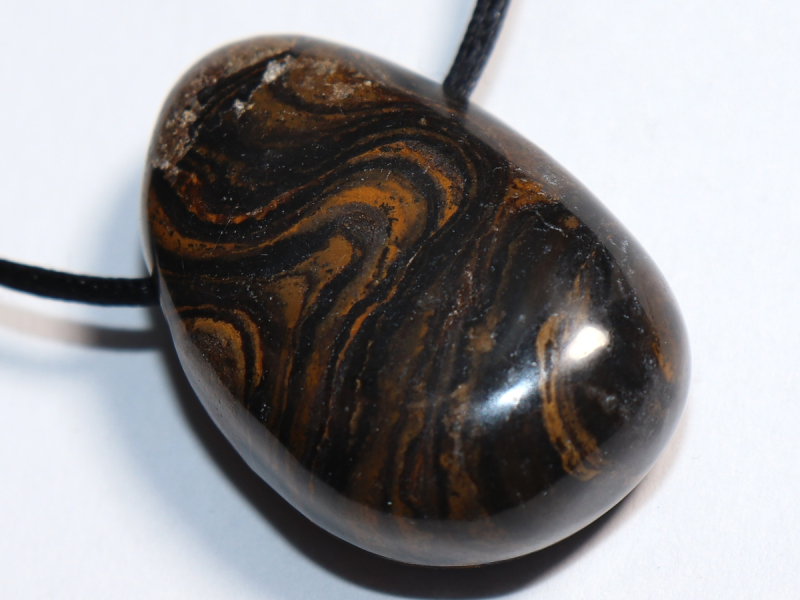 Stromatolith mit Band oder Silber 925