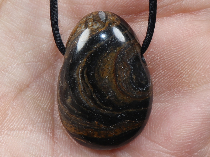 Stromatolith mit Band oder Silber 925