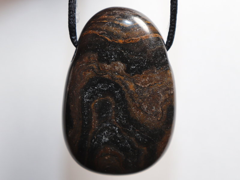 stromatolite with cord or silver 925