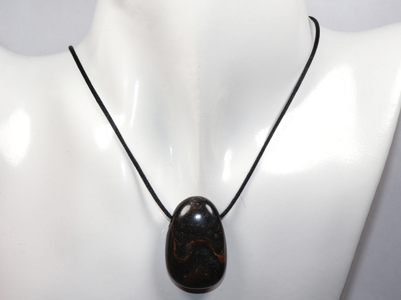 stromatolite with cord or silver 925