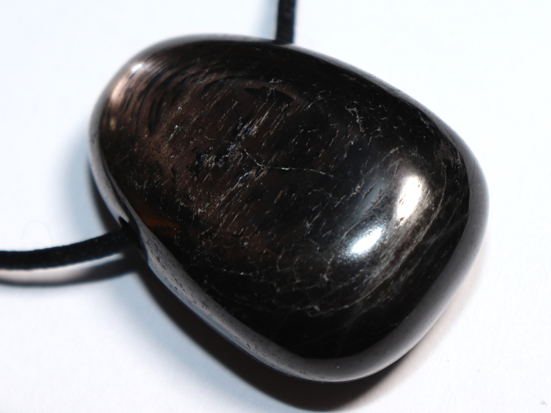 Hypersthen mit Band oder Silber 925