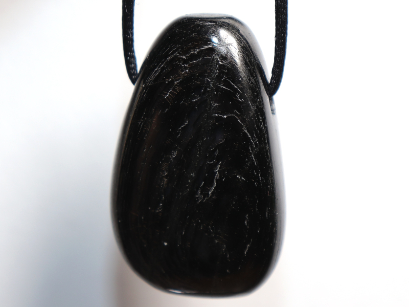 hypersthene with cord or silver 925