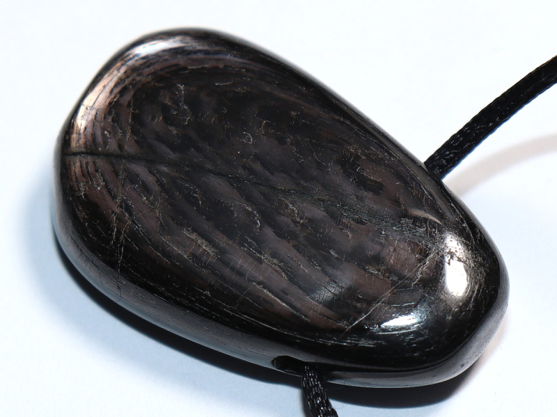 hypersthene with cord or silver 925