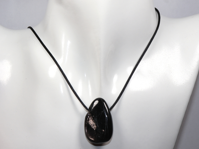 hypersthene with cord or silver 925