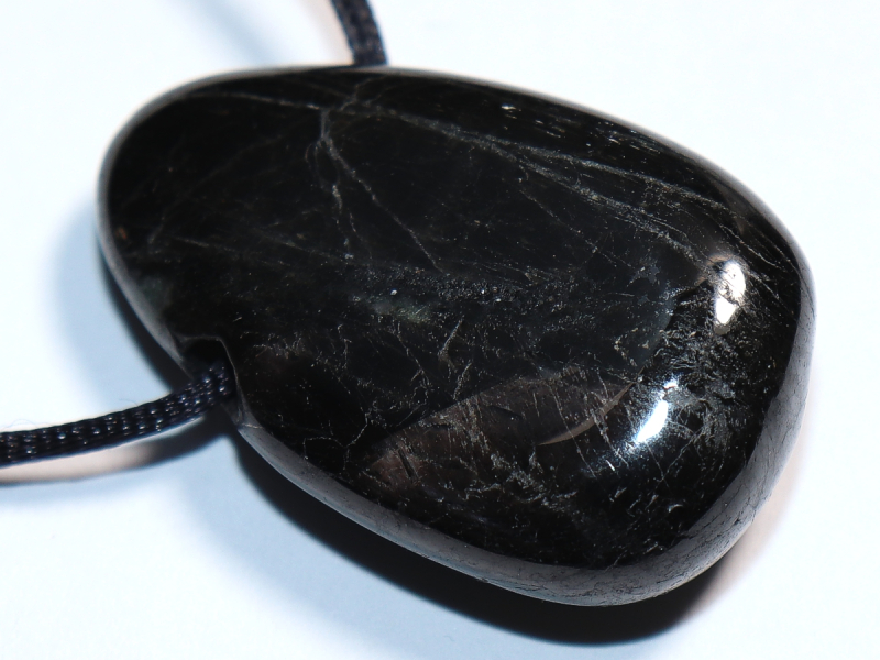 hypersthene with cord or silver 925