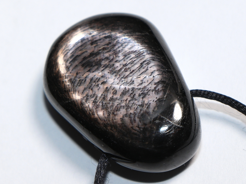 Hypersthen mit Band oder Silber 925