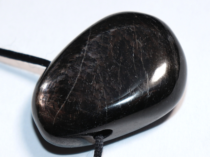 Hypersthen mit Band oder Silber 925