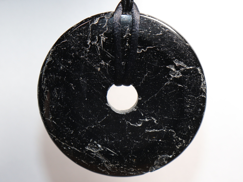 black tourmaline (Schorl) with cord