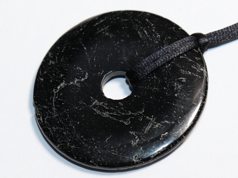 black tourmaline (Schorl) with cord