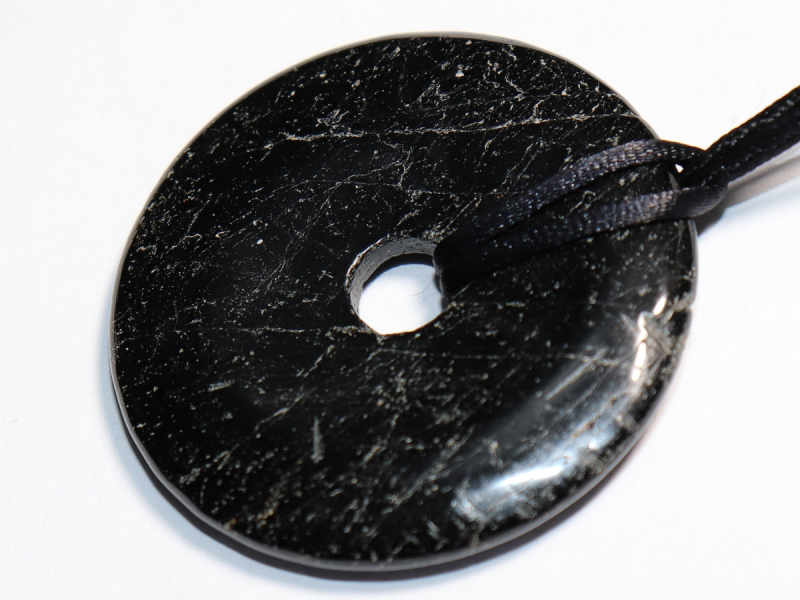 black tourmaline (Schorl) with cord