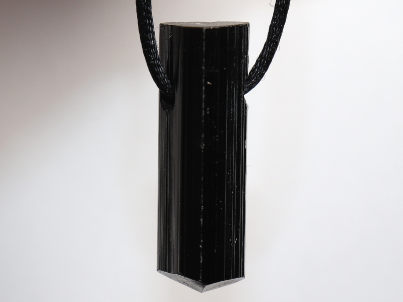 black tourmaline (Schorl) with cord or silver 925