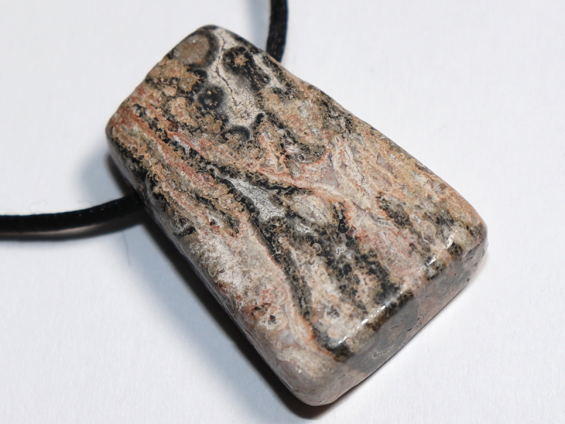 Leopardenfell-Rhyolith mit Band oder Silber 925