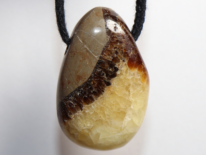 septaria with cord or silver 925