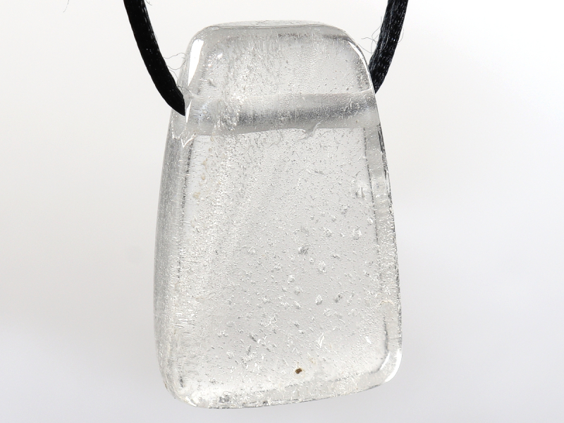phantom quartz with cord or silver 925