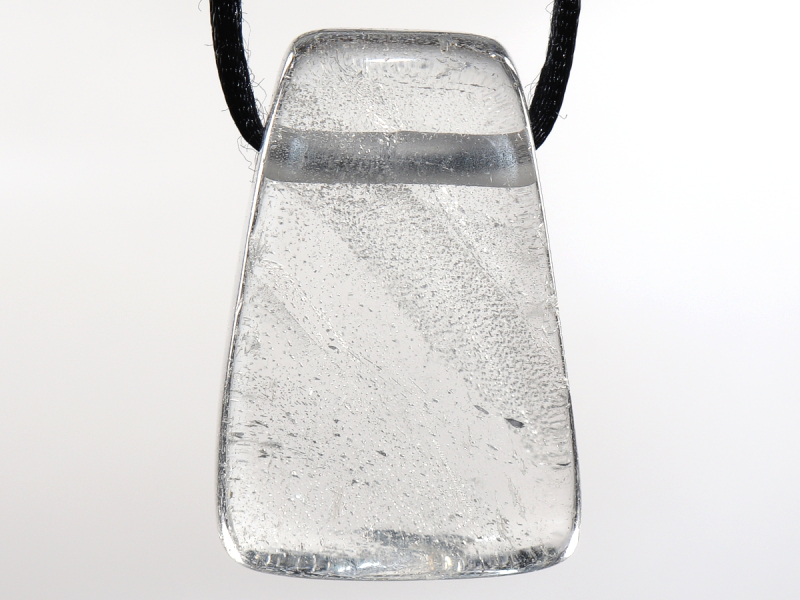phantom quartz with cord or silver 925