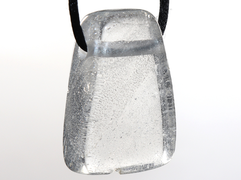 phantom quartz with cord or silver 925
