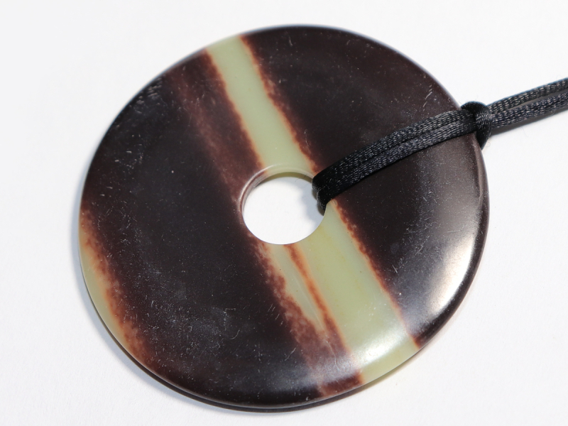 black banded jasper with cord