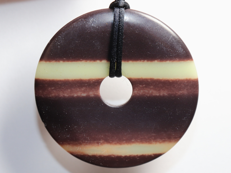 black banded jasper with cord