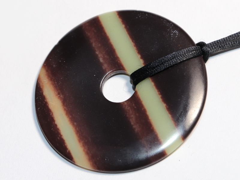 black banded jasper with cord