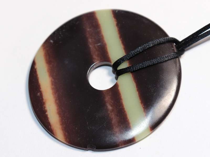 black banded jasper with cord
