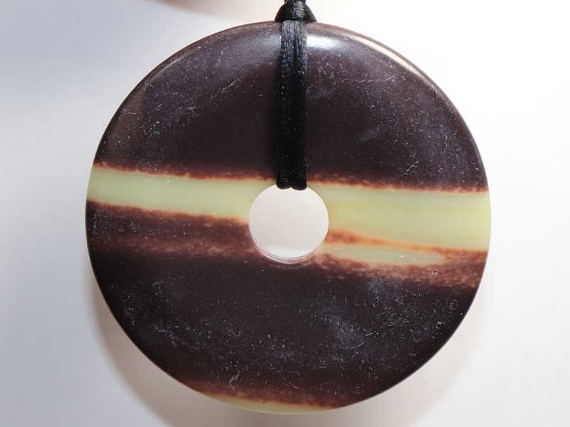 black banded jasper with cord