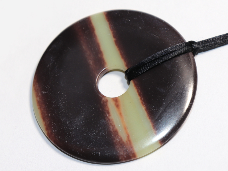 black banded jasper with cord