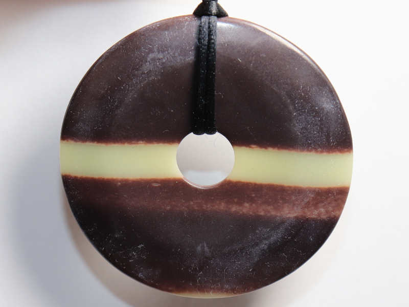 black banded jasper with cord