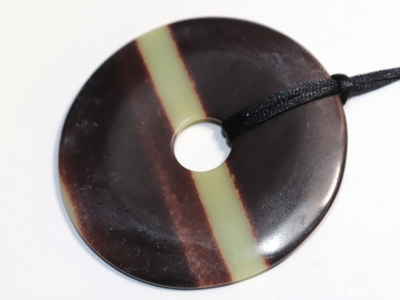 black banded jasper with cord