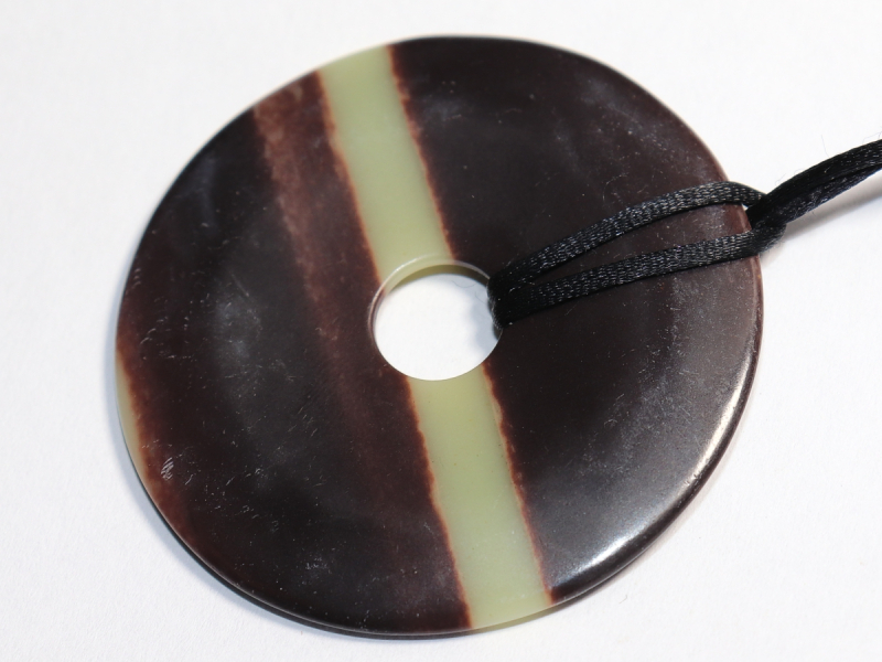 black banded jasper with cord