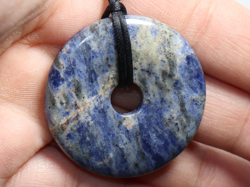 sodalite with cord