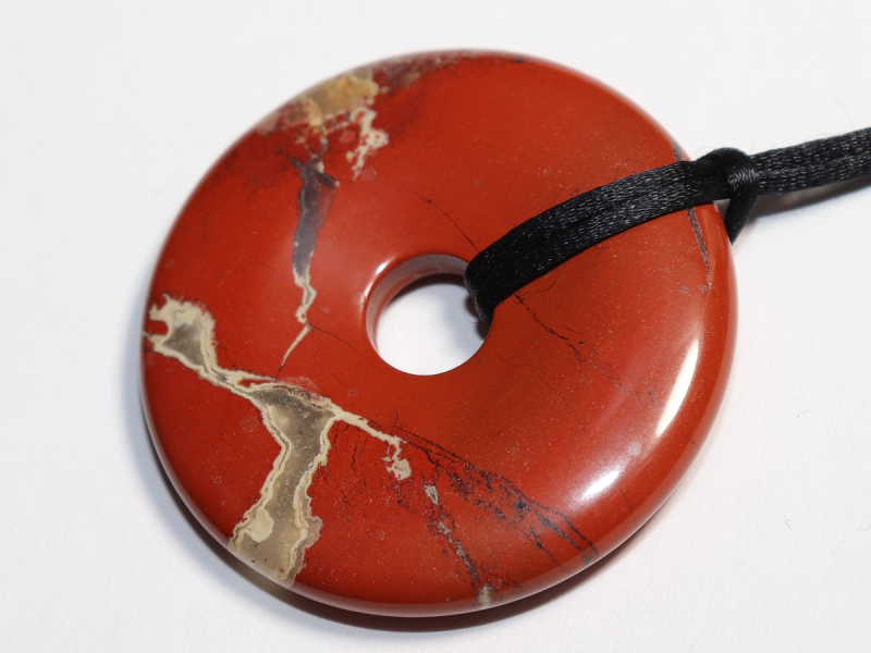 red jasper with cord