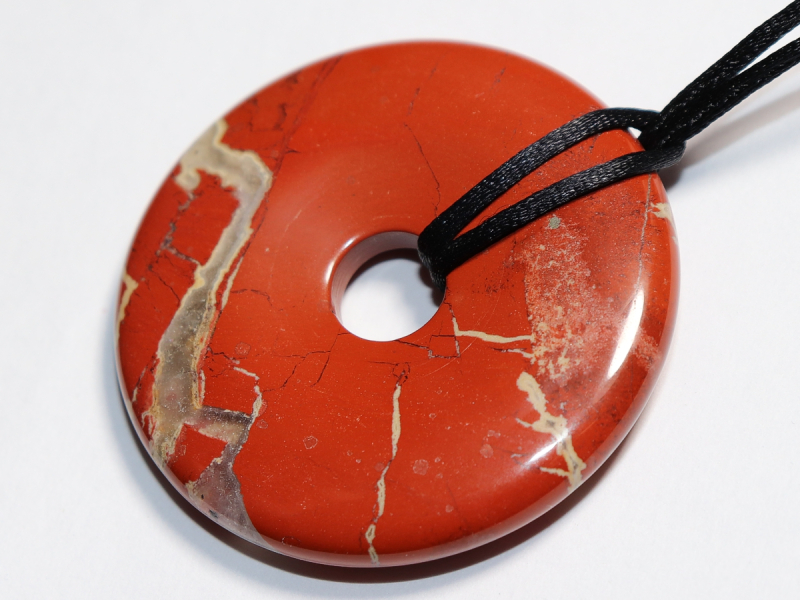 red jasper with cord