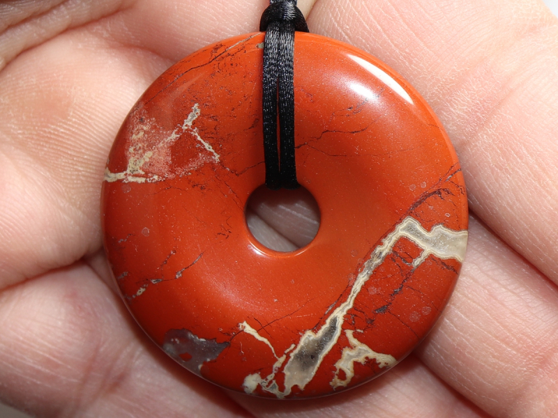 red jasper with cord