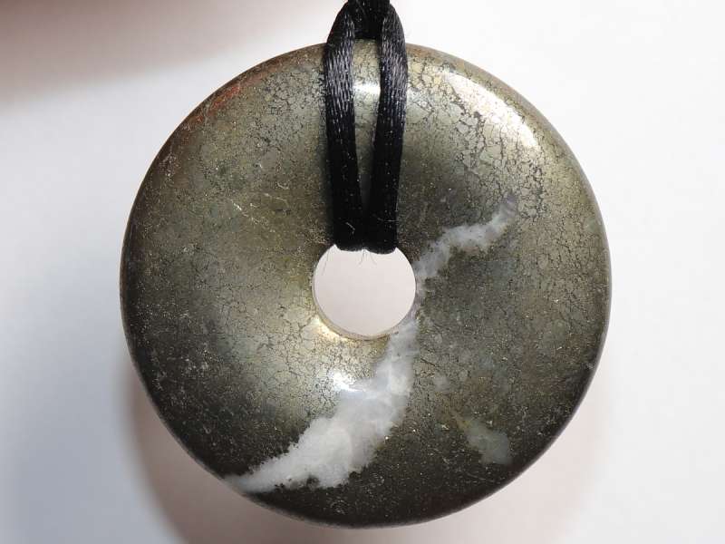 pyrite with cord